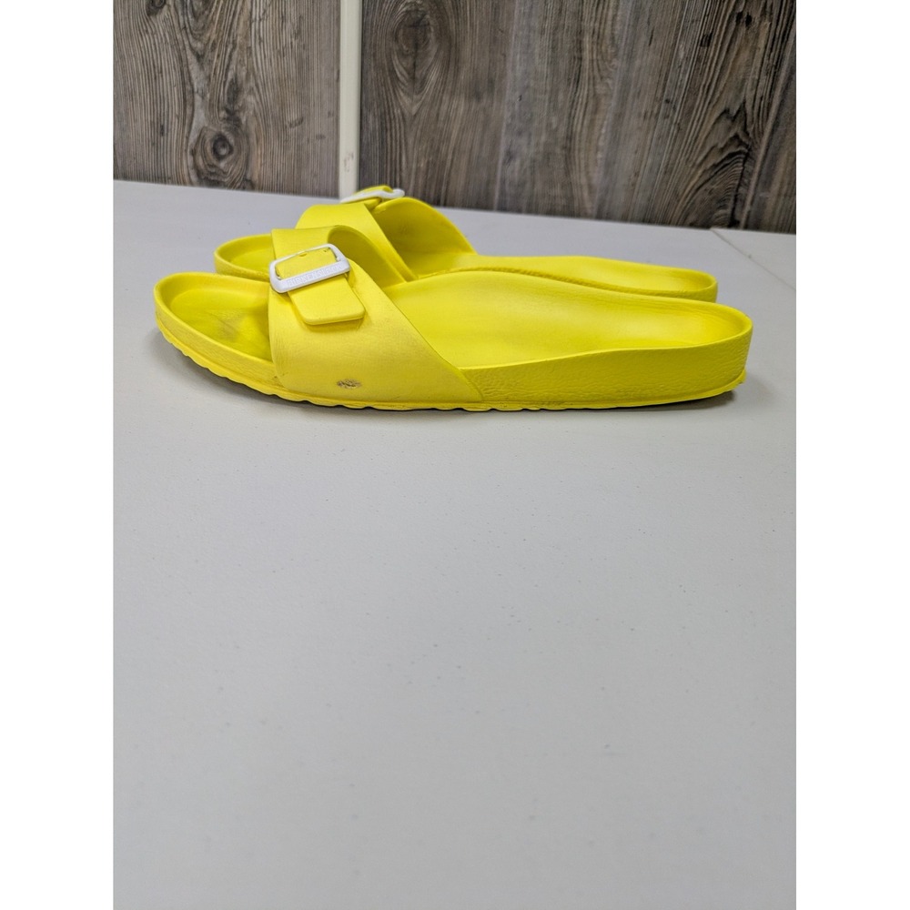 Birkenstock Bright Yellow Sandal Slides Women Vibrant Buckle EVA Waterproof - Picture 5 of 8